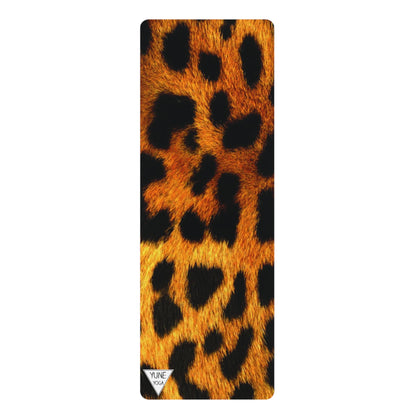 Natural Rubber Yoga Mat – 3mm Eco-Friendly, Non-Slip Mat for Hot Yoga, Pilates & Daily Practice | Leopard | Yune Yoga-0