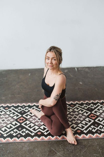 Moab Rocks Yoga Mat – 6 mm Extra Thick, Double-Sided Non-Slip, Eco-Friendly PER with Sandstone Design | Yune Yoga-3