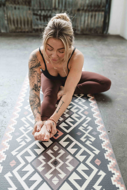 Moab Rocks Yoga Mat – 6 mm Extra Thick, Double-Sided Non-Slip, Eco-Friendly PER with Sandstone Design | Yune Yoga-1