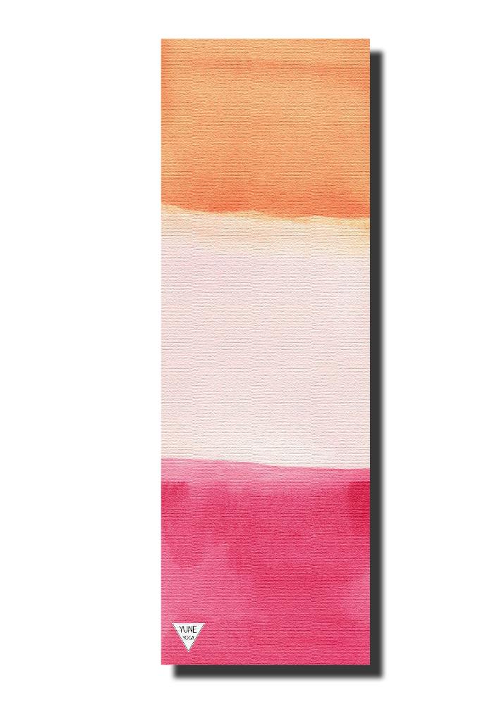 Yoga Mat | 6mm Thick | Pink | Non-Slip | Eco Friendly | Yune Yoga | Apollo-0