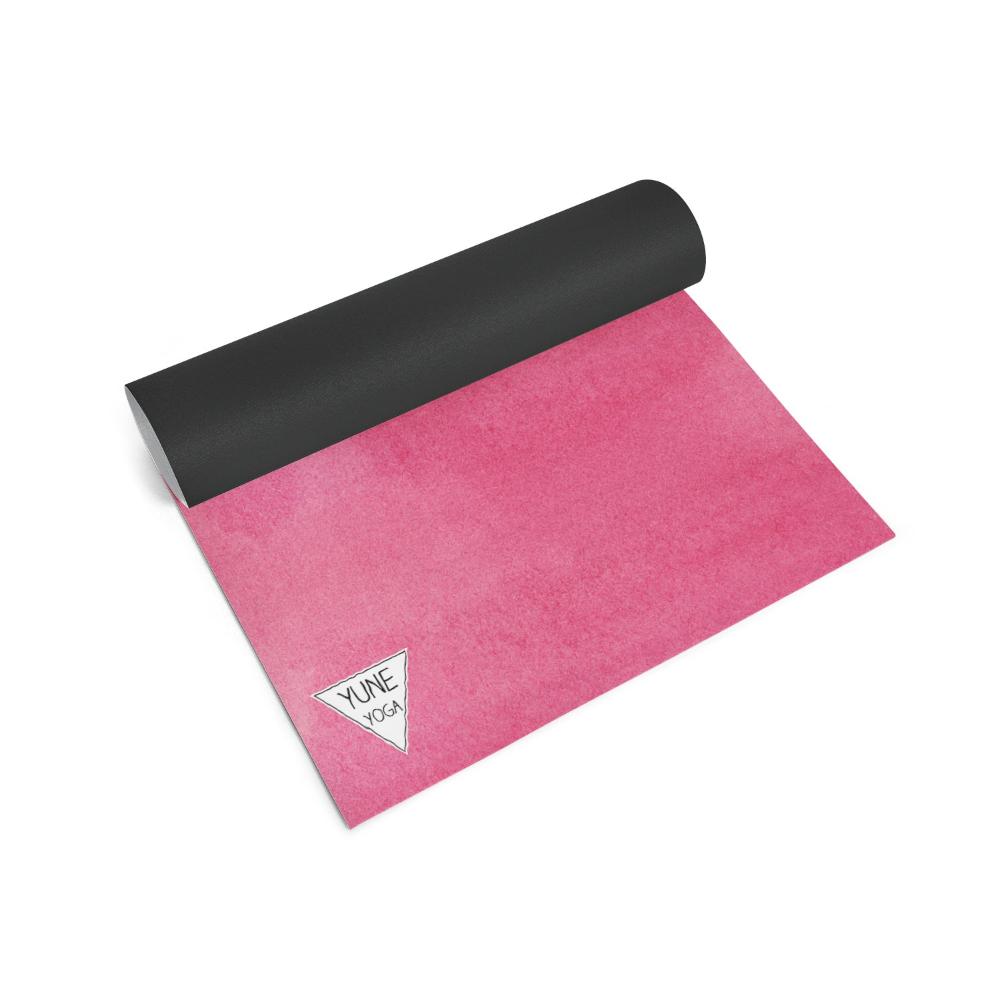 Yoga Mat | 6mm Thick | Pink | Non-Slip | Eco Friendly | Yune Yoga | Apollo-1