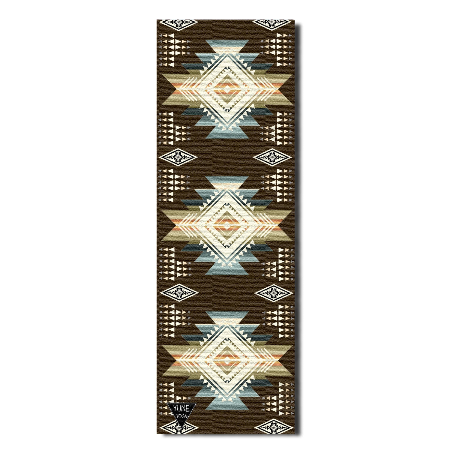 Buffalo Hills Soil Yoga Mat – 6 mm Extra Thick, Double-Sided Non-Slip, Eco-Friendly PER with UV-Printed Earthy Brown Design | Yune Yoga-0
