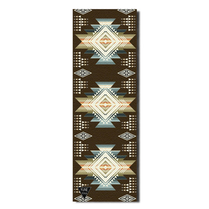 Buffalo Hills Soil Yoga Mat – 6 mm Extra Thick, Double-Sided Non-Slip, Eco-Friendly PER with UV-Printed Earthy Brown Design | Yune Yoga-0