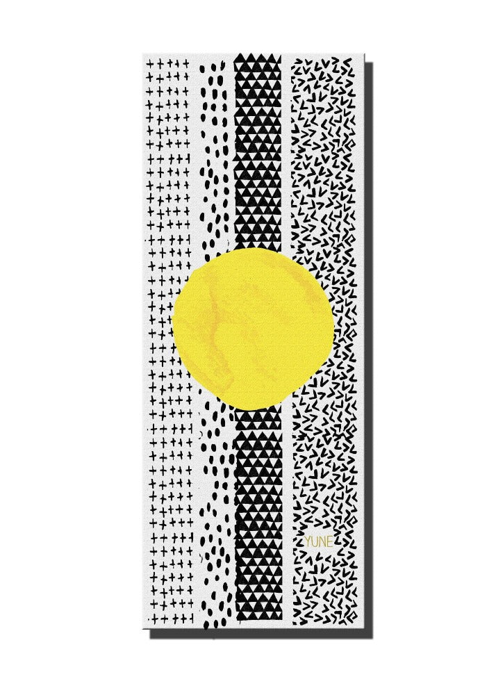 Yoga Mat | 6mm Thick | White Black | Non-Slip | Eco Friendly | Yune Yoga | Jagger-0